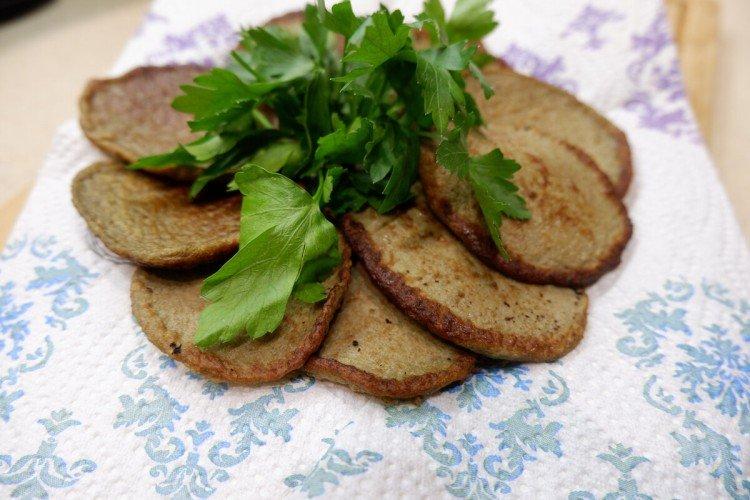 Liver Fritters with Cheese