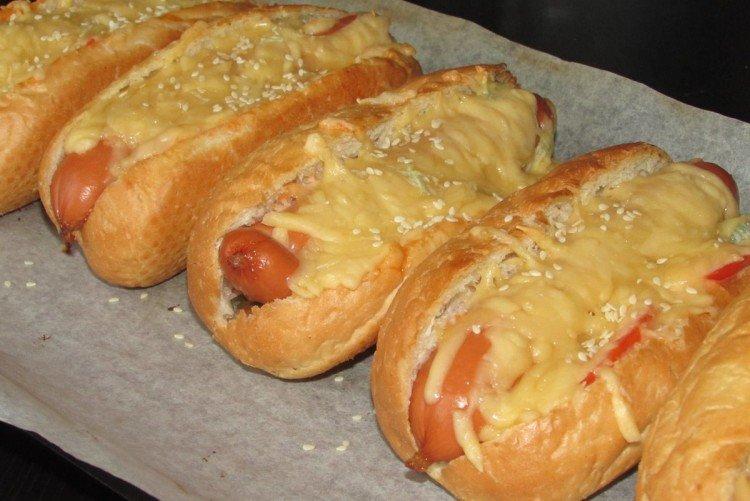 Oven-Baked Hot Dog
