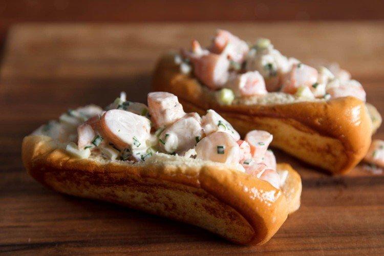 Hot Dog with Shrimp