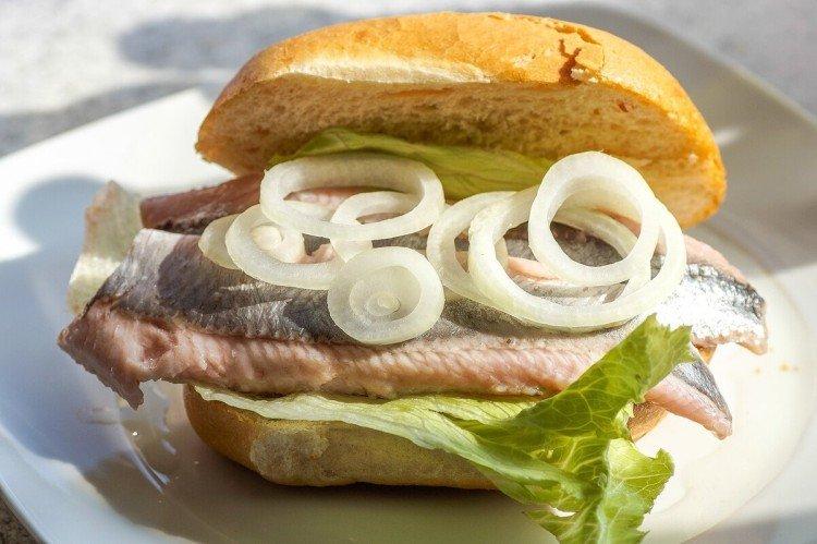 Hot Dog with Herring