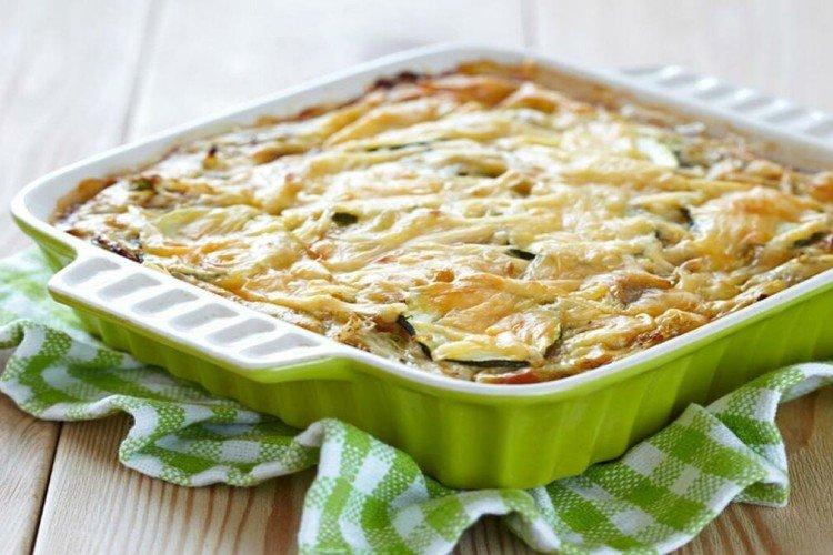 Gemüseauflauf mit Huhn