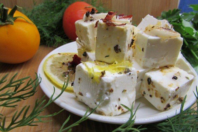 Feta in Orange Juice