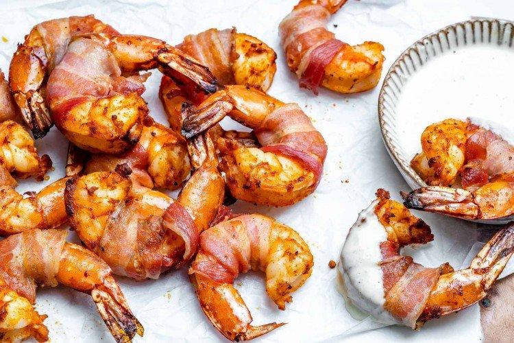 Shrimp Wrapped in Bacon