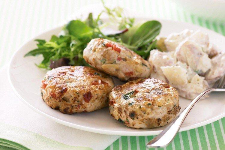 Albóndigas con champiñones al vapor