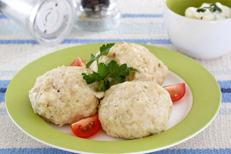 Albóndigas de pollo rápidas al vapor