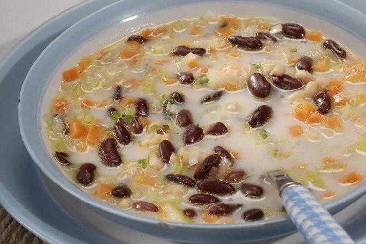 Chicken and Bean Cheese Soup