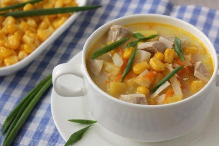 Chicken and Corn Cheese Soup