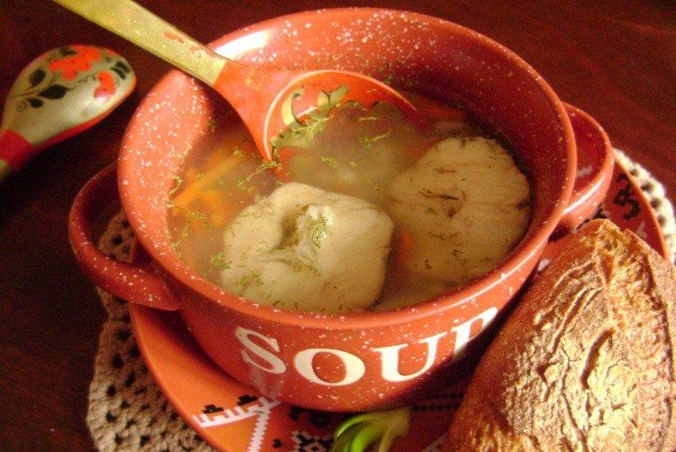 Fischsuppe vom Seehecht
