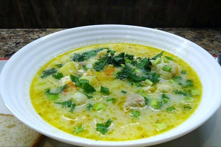Käsesuppe mit Kohl