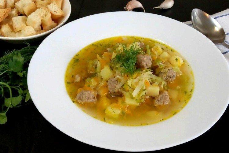 Meatball and Cabbage Soup