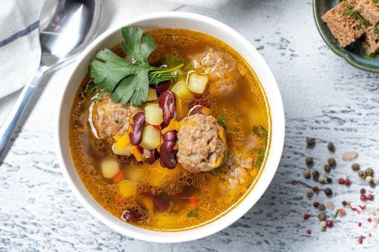 Meatball and Bean Soup