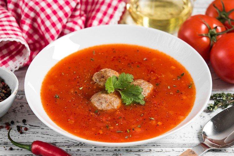 Lamb Meatball Soup