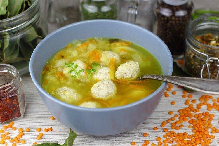Meatball and Lentil Soup
