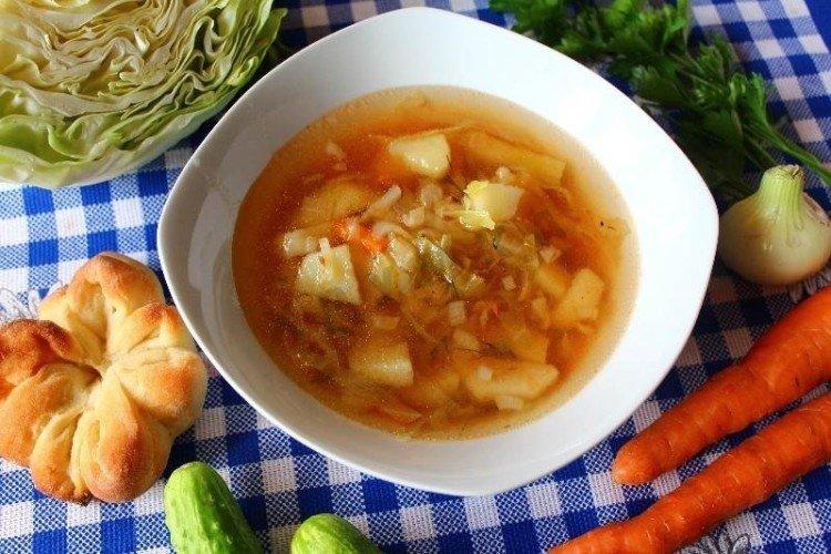 Hühnersuppe mit Kohl