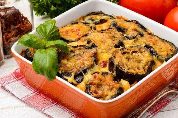 Potato Casserole with Minced Meat and Eggplant