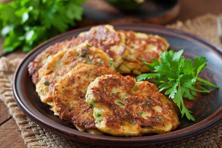 Tortitas de calabacín con queso