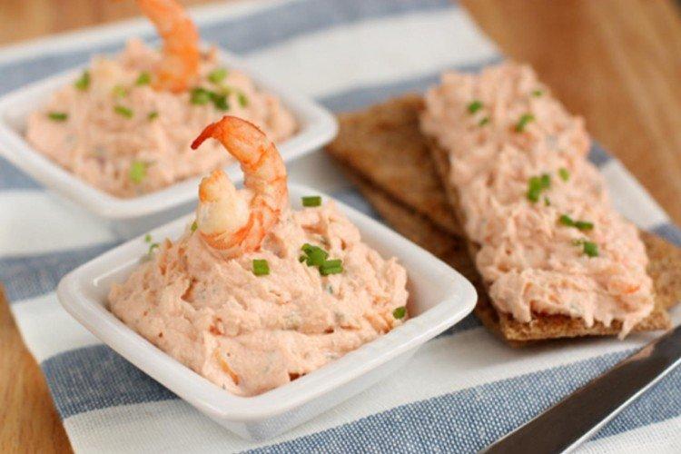 Garnelen- und Rotfischpastete