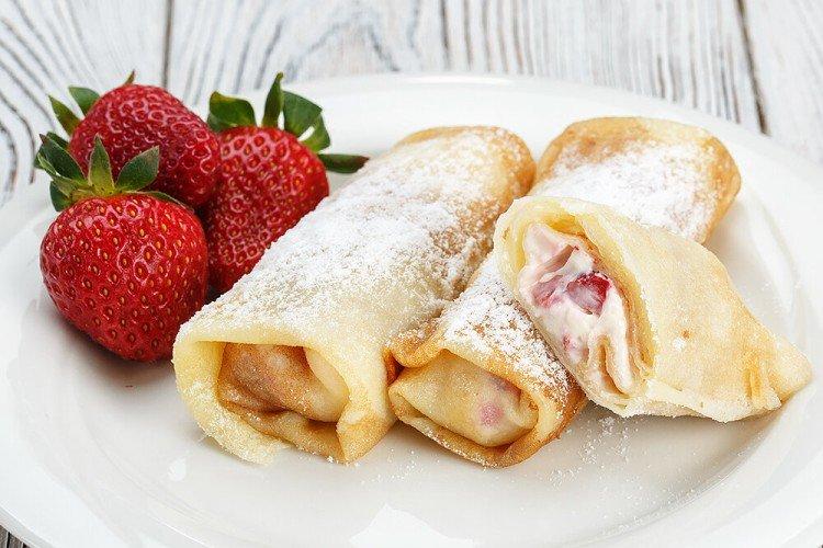 Füllung mit Beeren und Joghurt