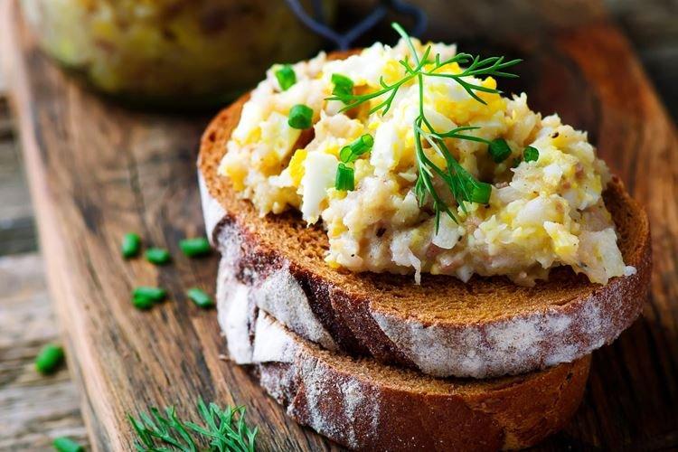 Forshmak with Herring and Cottage Cheese