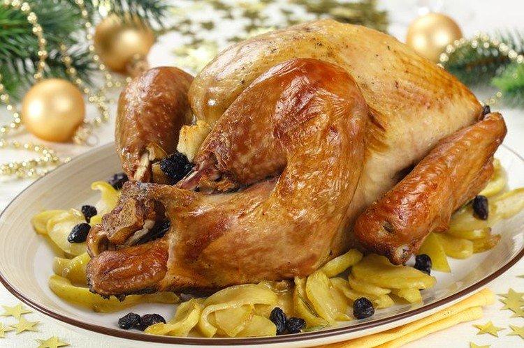 Turkey with Liver and Quince