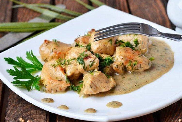 Turkey in Sour Cream