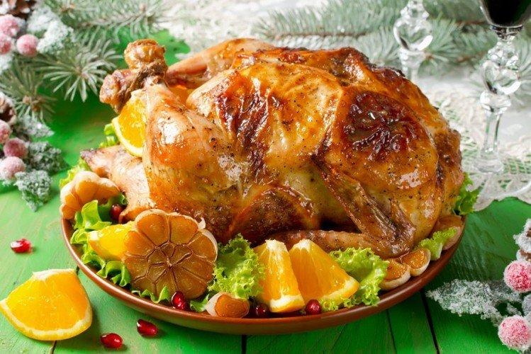 Pollo con naranjas en bolsa