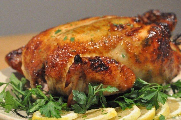 Pollo en salsa de miel