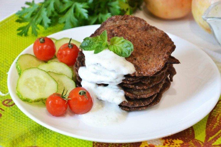 Putenleberpfannkuchen