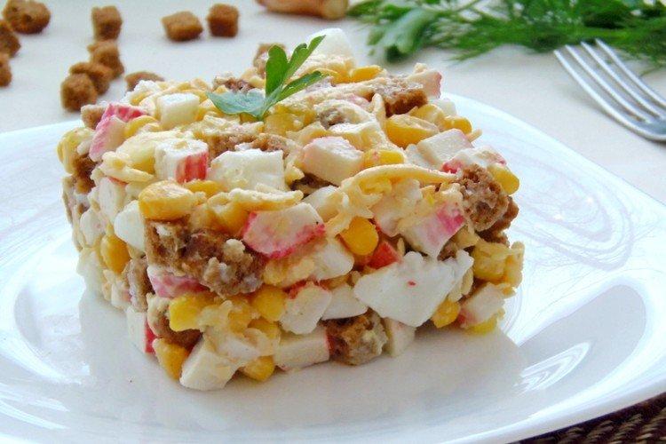 Crab Salad with Corn