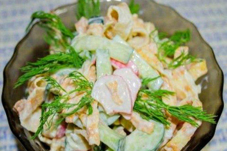 Crab Salad with Omelet