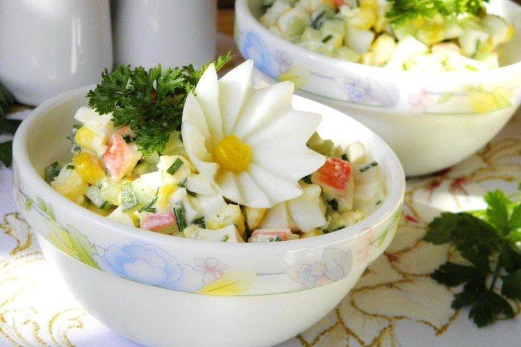 Crab Salad with Potatoes