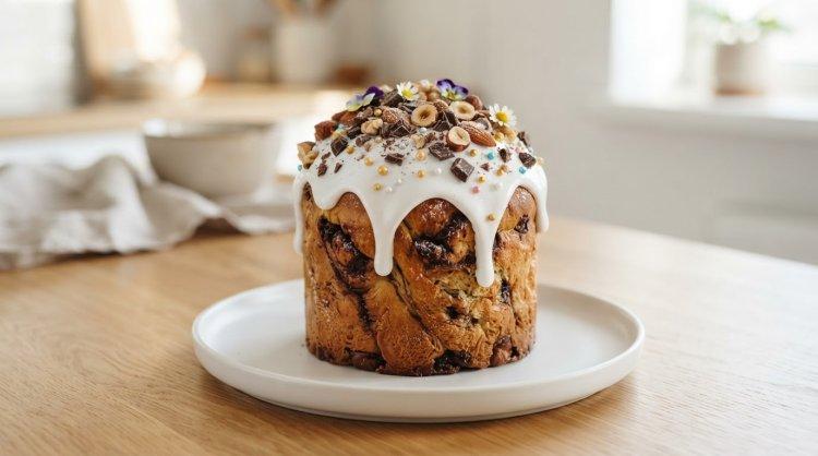 Easter Kulich with Chocolate