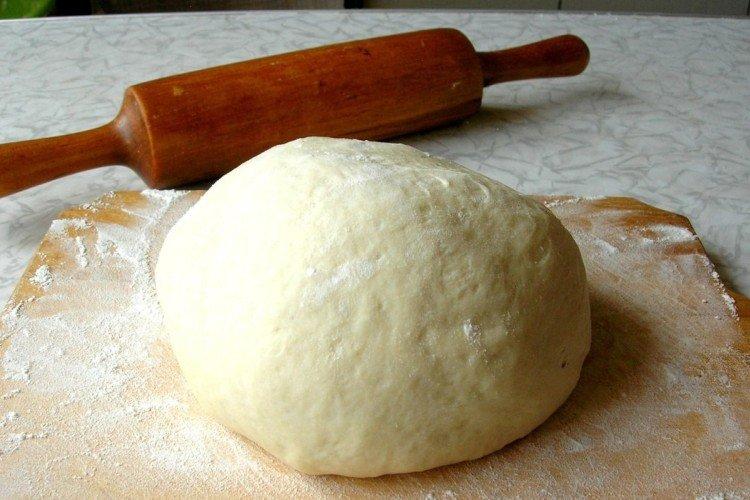Masa para belyashi con levadura fresca