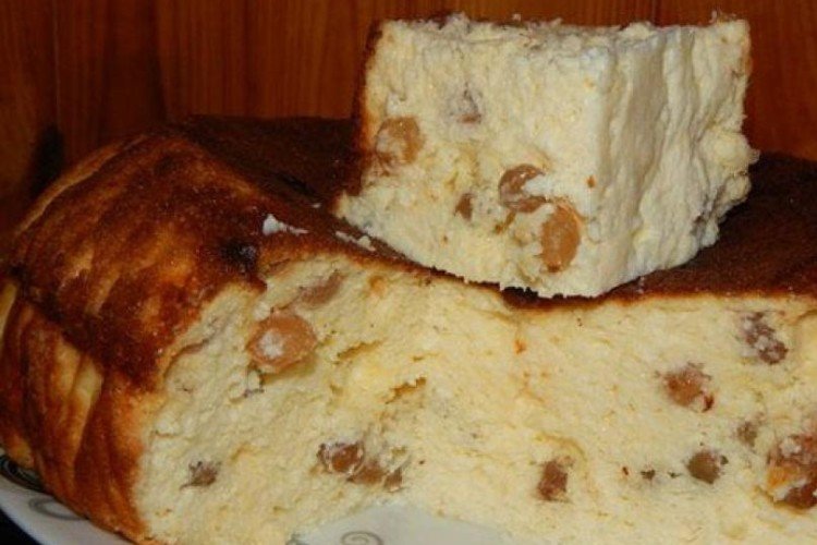 Cottage Cheese Paskha with Semolina and Starch
