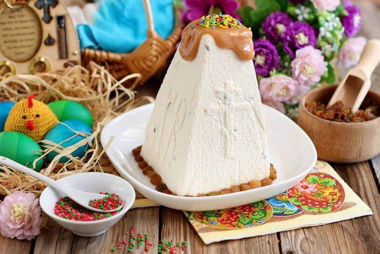 Cooked Cottage Cheese Paskha