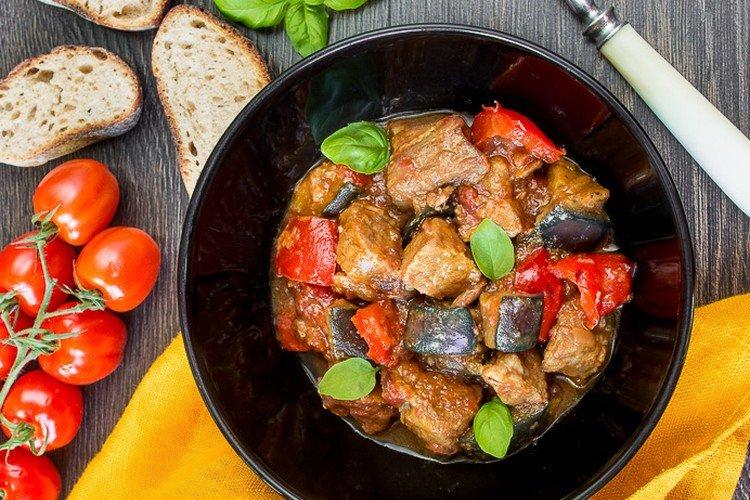 Turkey with Eggplant