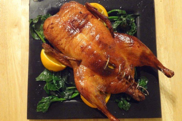 Duck with Soy Sauce in a Roasting Bag