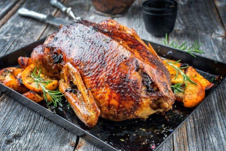Duck with Basil in a Roasting Bag