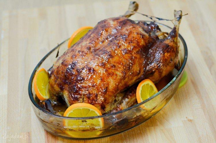 Baked Duck with Honey in a Roasting Bag