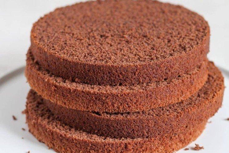 Chocolate Sponge Cake with Vegetable Oil