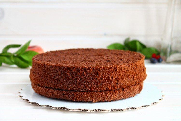 Chocolate Sponge Cake with Yolks