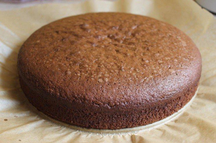 Dark Chocolate Sponge Cake