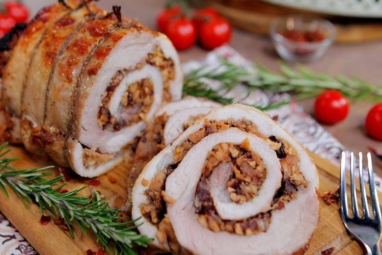 Schweinebraten mit Birne