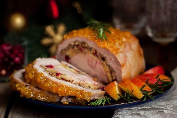 Schweinebraten mit Äpfeln