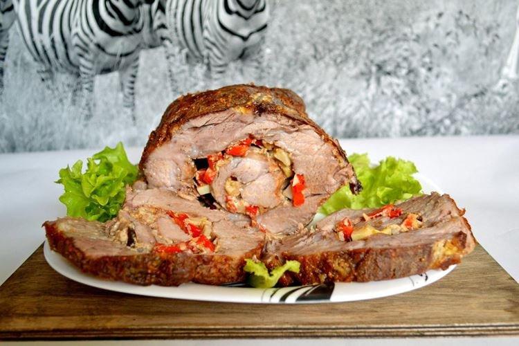 Schweinebraten mit Paprika