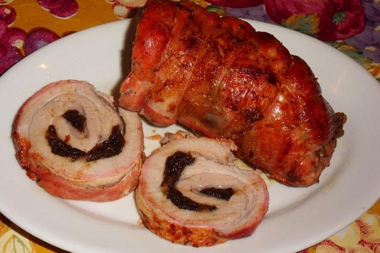 Schweinebraten mit Pflaumen