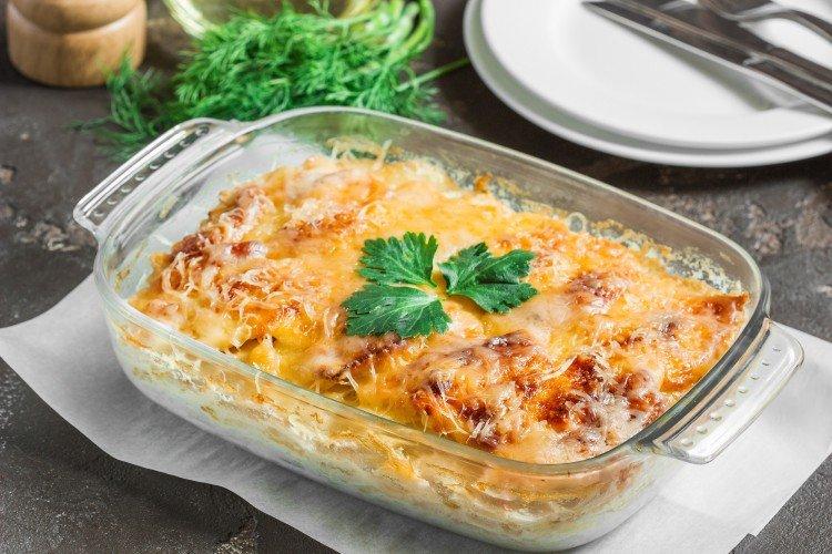 Pastel de patata con queso