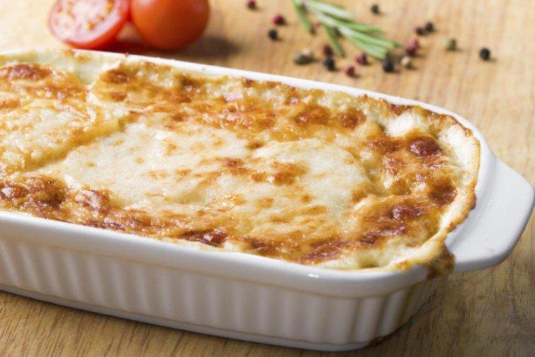 Pastel de patata con berenjenas