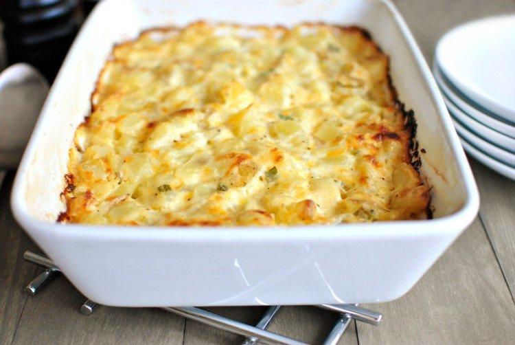 Pastel de patata con mayonesa