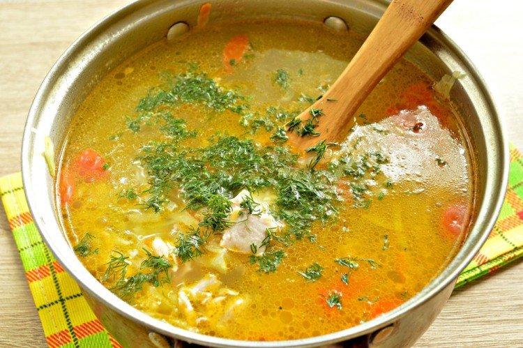 Chicken Broth with Cabbage